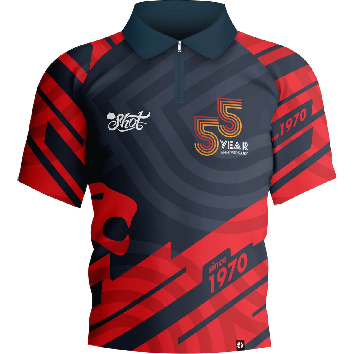 Dart Shirts - Shot - 55 Year Anniversary Dart Shirt - S to 8XL