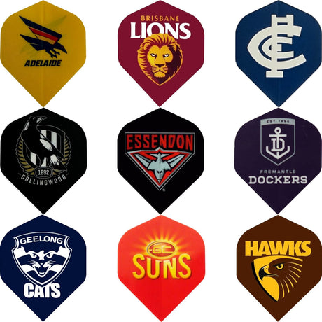 AFL - Official Teams - Big Wing Dart Flights -