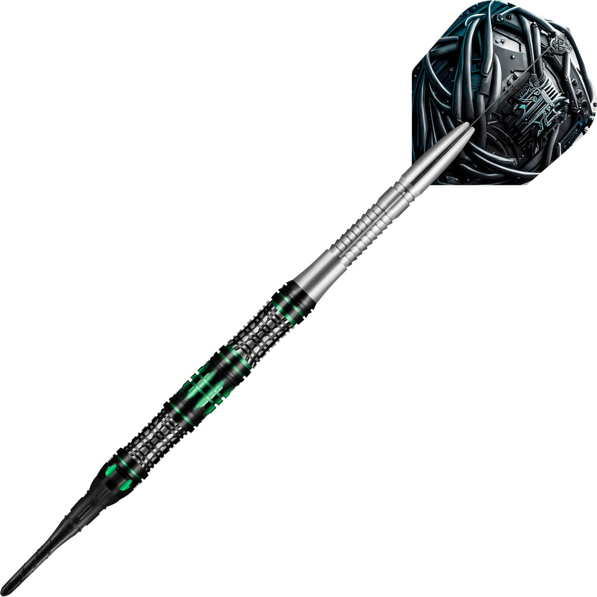Shot - AI Cyberpunk Darts - Soft Tip - 90% Tungsten - 20g -
