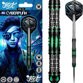 Shot - AI Cyberpunk Darts - 90% Tungsten - 23g 24g 25g -