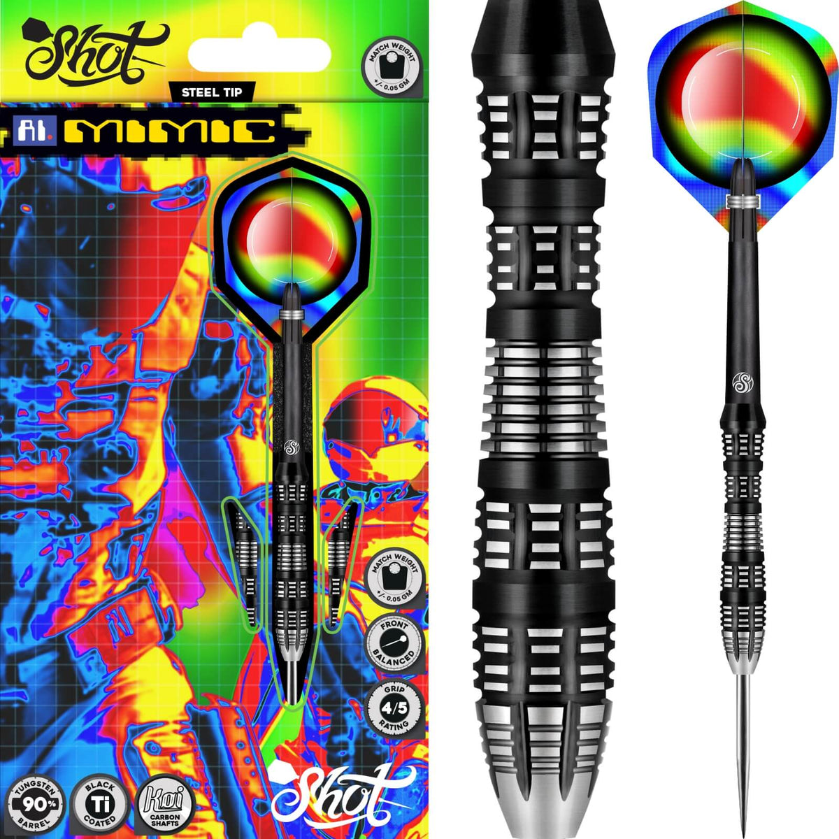 Shot - AI Mimic Darts - 90% Tungsten - 23g 24g 25g 26g -