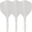Condor - Axe 120 - Tri-Fin Dart Flights - Integrated Flight & Shaft System - Short (21.5mm) / White