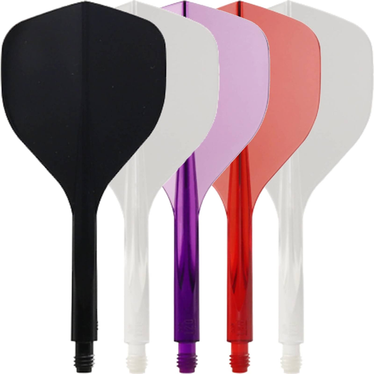 Dart Flights - Condor - Axe 120 - Tri-Fin Dart Flights - Integrated Flight &amp; Shaft System 