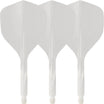 Condor - Axe 120 - Tri-Fin Dart Flights - Integrated Flight & Shaft System - Short (21.5mm) / Clear