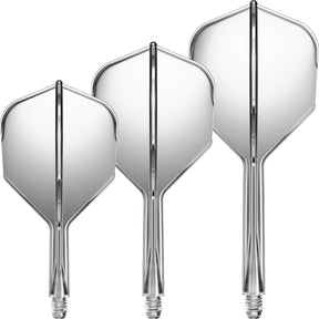 GOAT - A1R - Standard Dart Flights - Integrated Flight & Shaft System - Short (19mm) / Clear