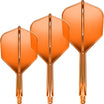 GOAT - A1R - Standard Dart Flights - Integrated Flight & Shaft System - Short (19mm) / Orange
