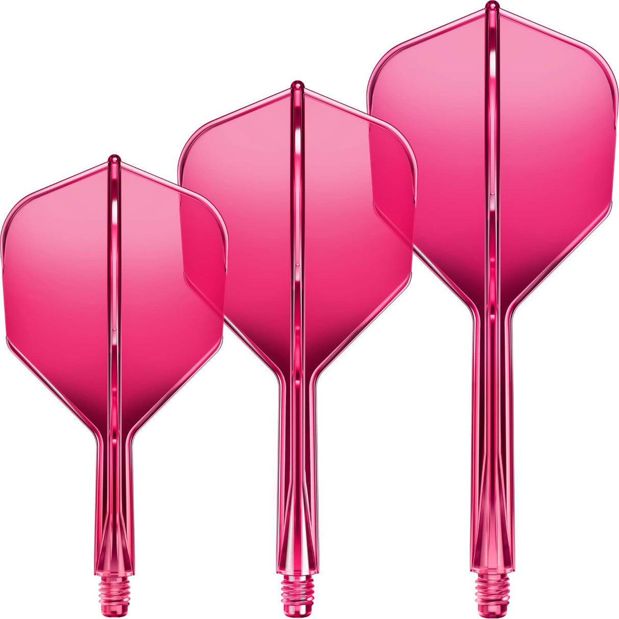 GOAT - A1R - Standard Dart Flights - Integrated Flight & Shaft System - Short (19mm) / Pink