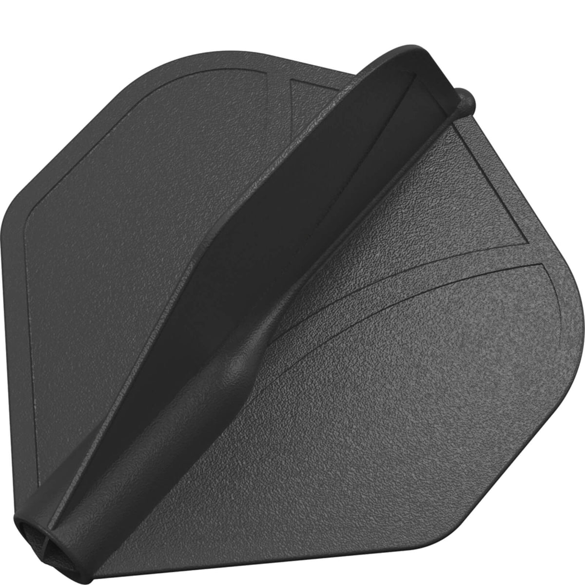 Dart Flights - Shot - Airfoil Moulded - Big Wing Dart Flights Black