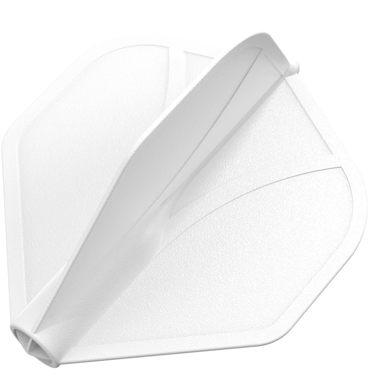 Dart Flights - Shot - Airfoil Moulded - Big Wing Dart Flights White