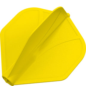 Shot - Airfoil Moulded - Big Wing Dart Flights - Yellow