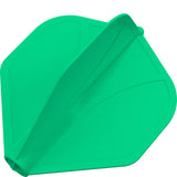 Shot - Airfoil Moulded - Big Wing Dart Flights - Green