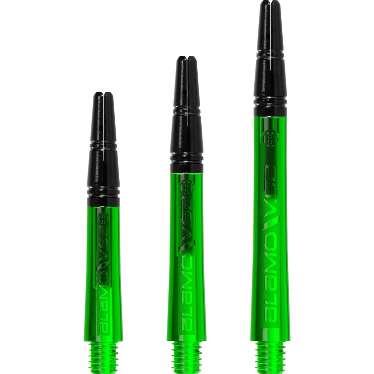 Dart Shafts - Harrows - Alamo VS2 Dart Shafts Short (35mm) / Green