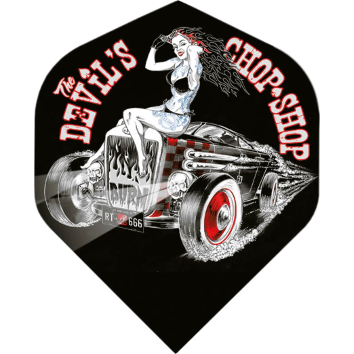 Designa - Alchemy - Big Wing Dart Flights - The Devil's Chop Shop