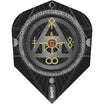 Shot - Alchemy - No6 Standard Dart Flights - Black