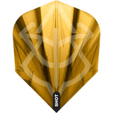 Shot - Alchemy - No6 Standard Dart Flights - Gold