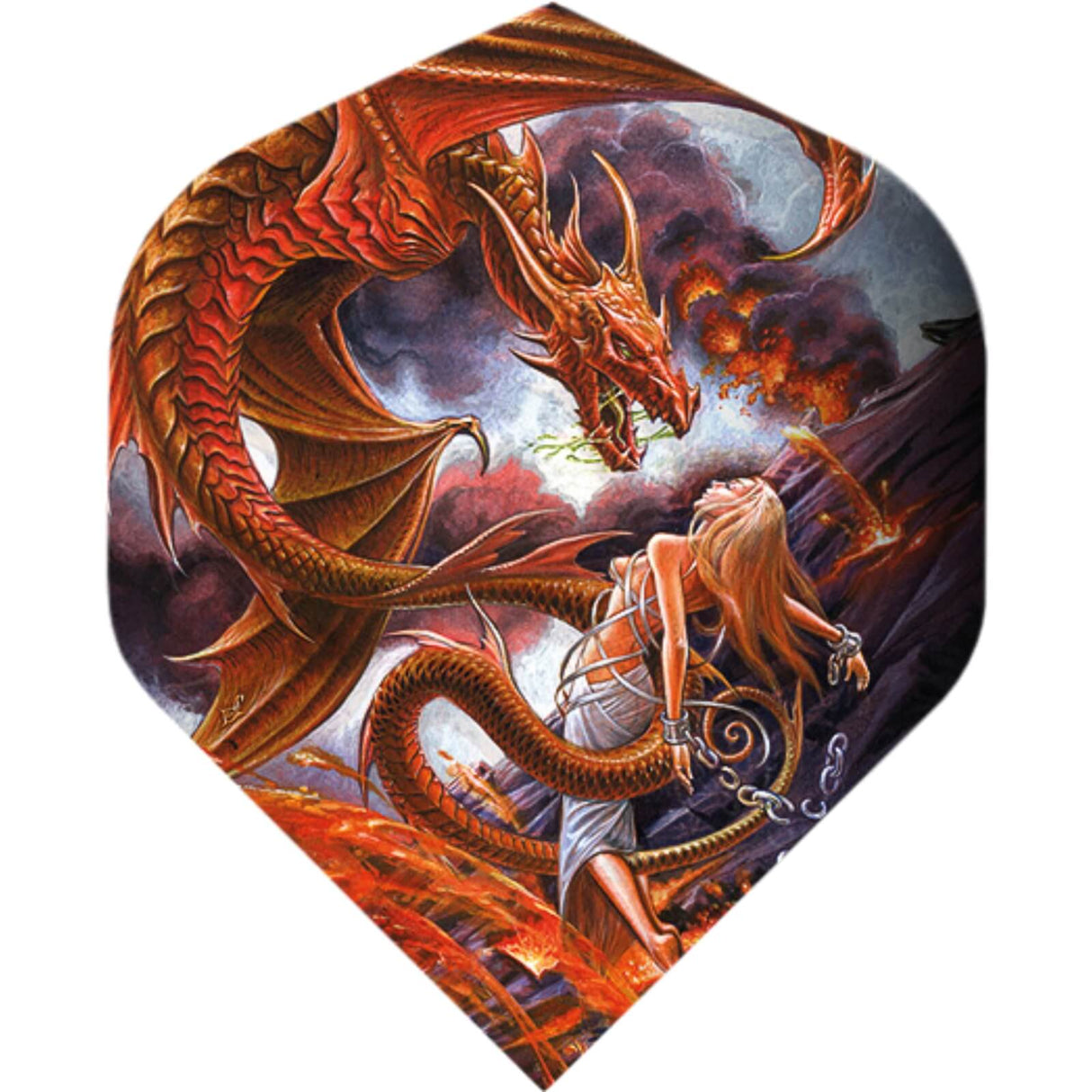Designa - Alchemy - Big Wing Dart Flights - Forge of Vesuvius