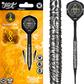 Shot - Alchemy Runstel Soft Tip Darts - 90% Tungsten - 20g -