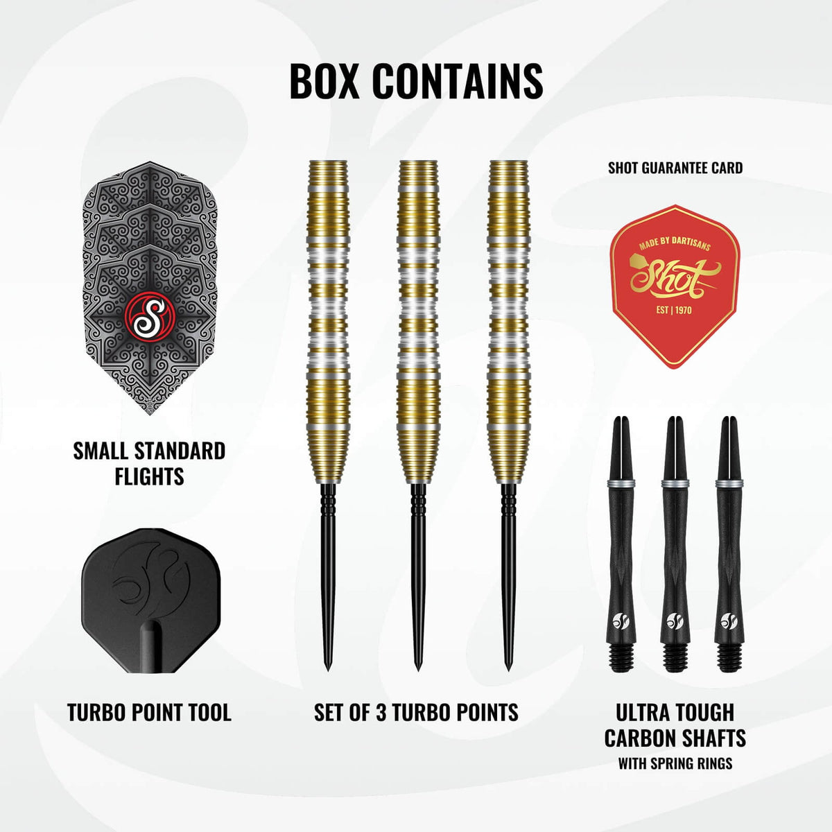 Shot - Alexander Merkx Darts - Turbo Point - 90% Tungsten - 23g