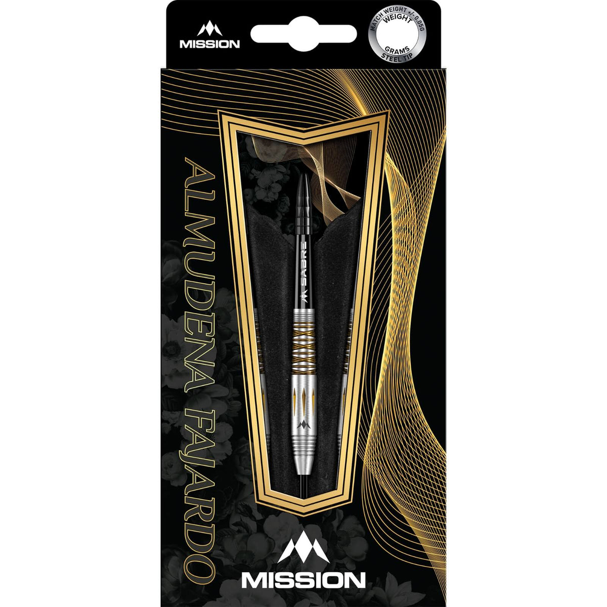 Darts - Mission - Almudena Fajardo Darts - Steel Tip - 95% Tungsten - 21g 23g