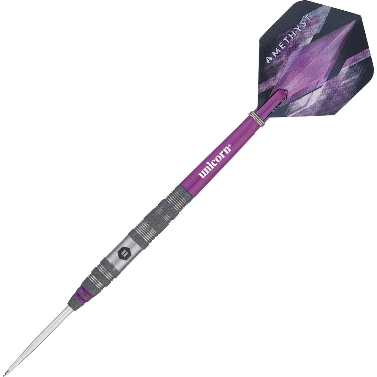 Darts - Unicorn - Amethyst Style 2 Darts - Steel Tip - 90% Tungsten - 19g 21g 