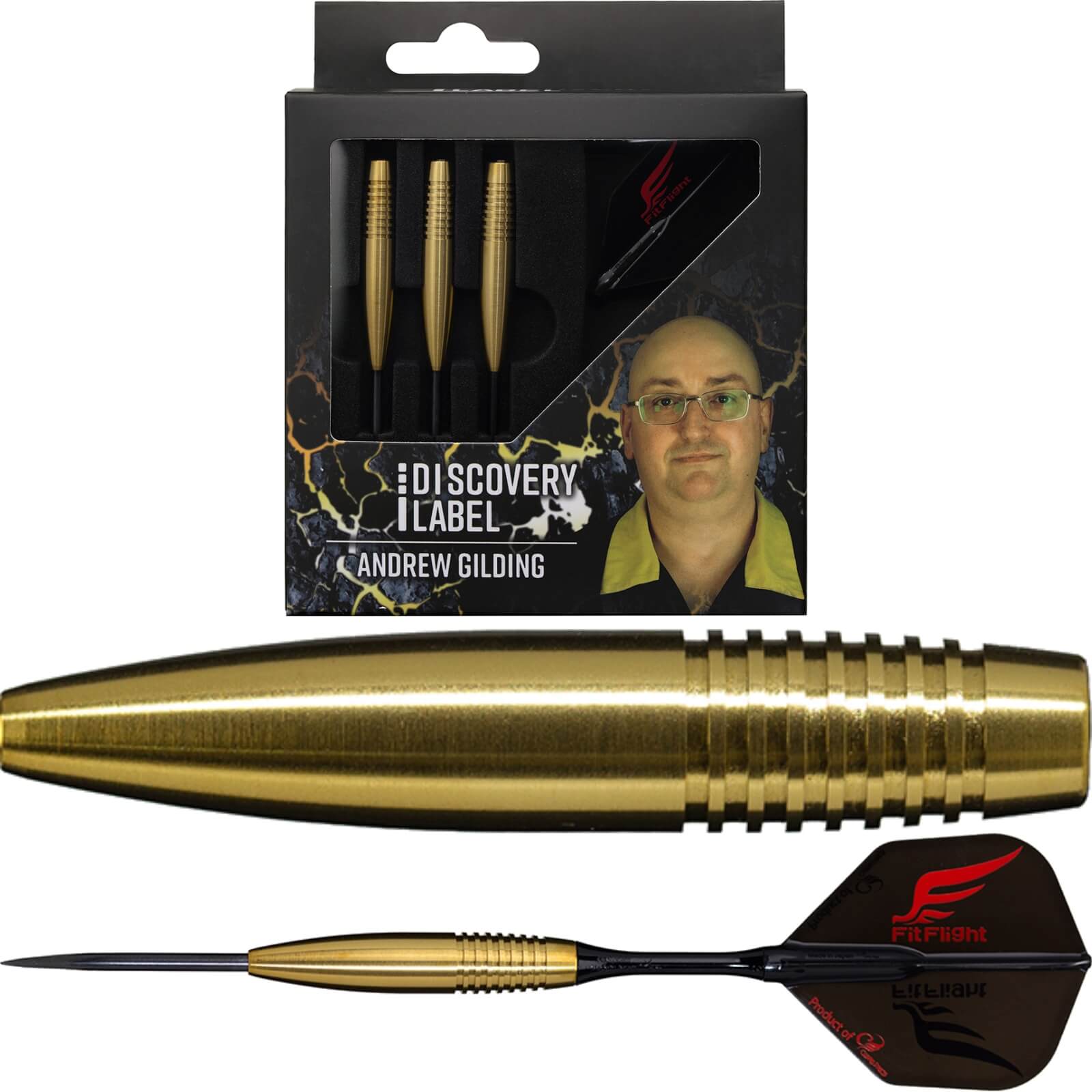 Darts - Cosmo - Discovery Label - Andrew Gilding Darts - Steel Tip - 90% Tungsten - 24g 