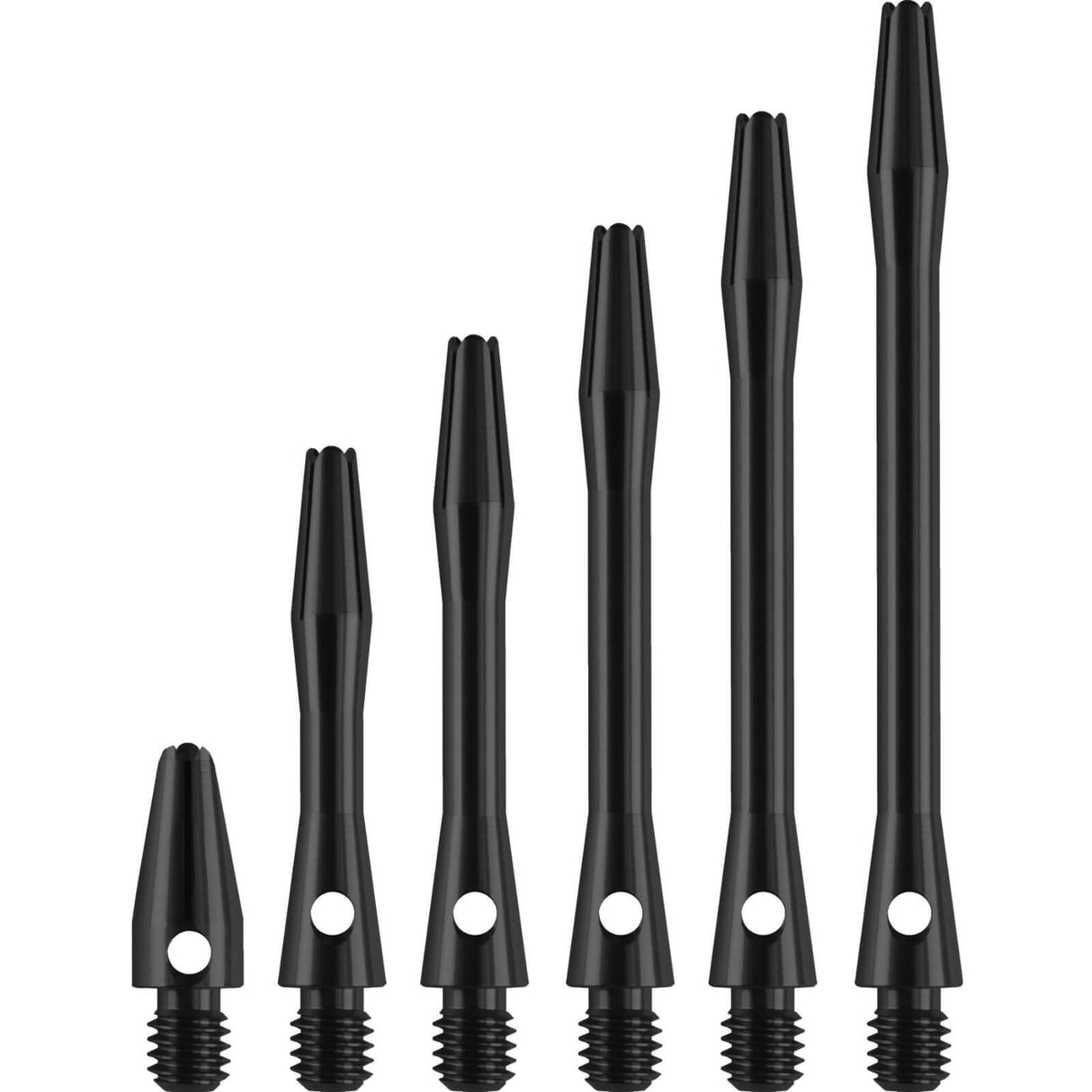 Designa - Anodised Aluminium Dart Shafts - Micro (13mm) / Black