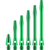 Designa - Anodised Aluminium Dart Shafts - Micro (13mm) / Green