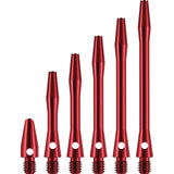 Designa - Anodised Aluminium Dart Shafts - Micro (13mm) / Red