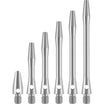 Designa - Anodised Aluminium Dart Shafts - Micro (13mm) / Silver