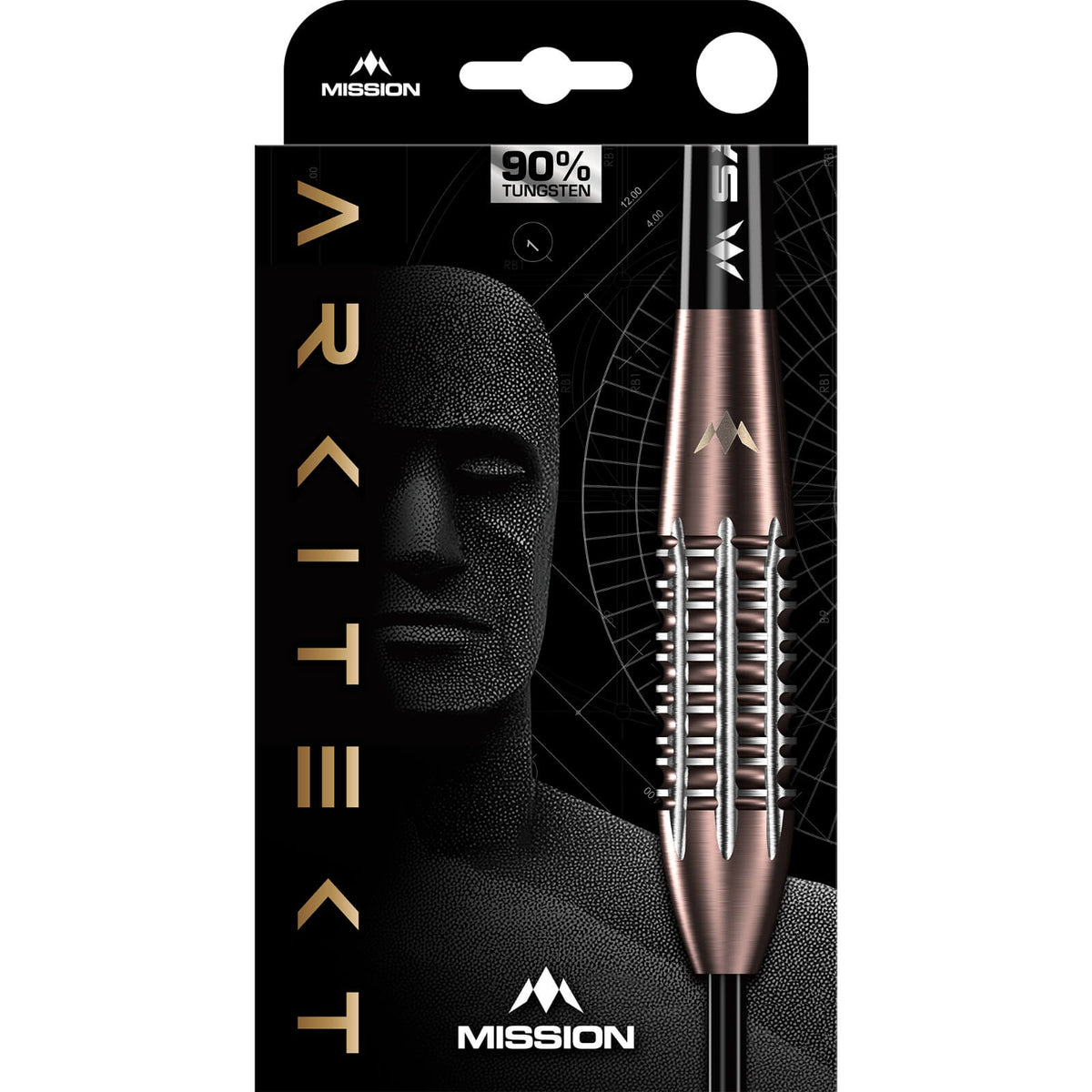 Darts - Mission - Arkitekt Darts - Steel Tip - 90% Tungsten - 21.5g 23.5g 25.5g