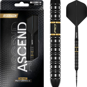 Red Dragon - Ascend Parallel Darts - 90% Tungsten - 22g 23g 24g -