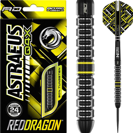 Red Dragon - Astraeus Q4X Parallel Darts - 90% Tungsten - 22g 24g 26g -