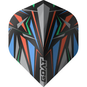 GOAT - Athlete - Big Wing Dart Flights - Black
