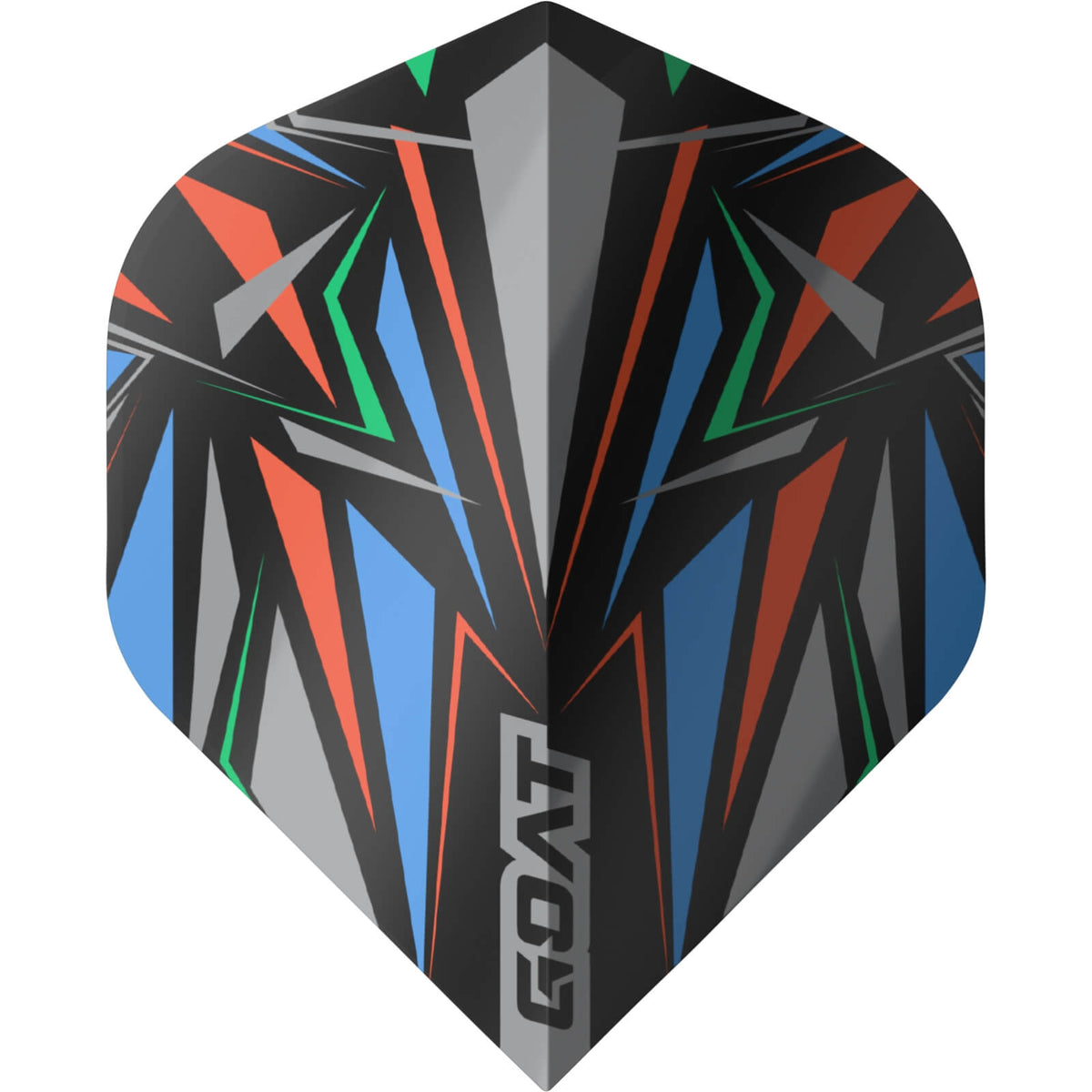 Dart Flights - GOAT - Athlete - Big Wing Dart Flights Black