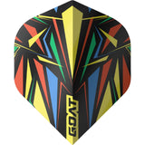 GOAT - Athlete - Big Wing Dart Flights - Yellow