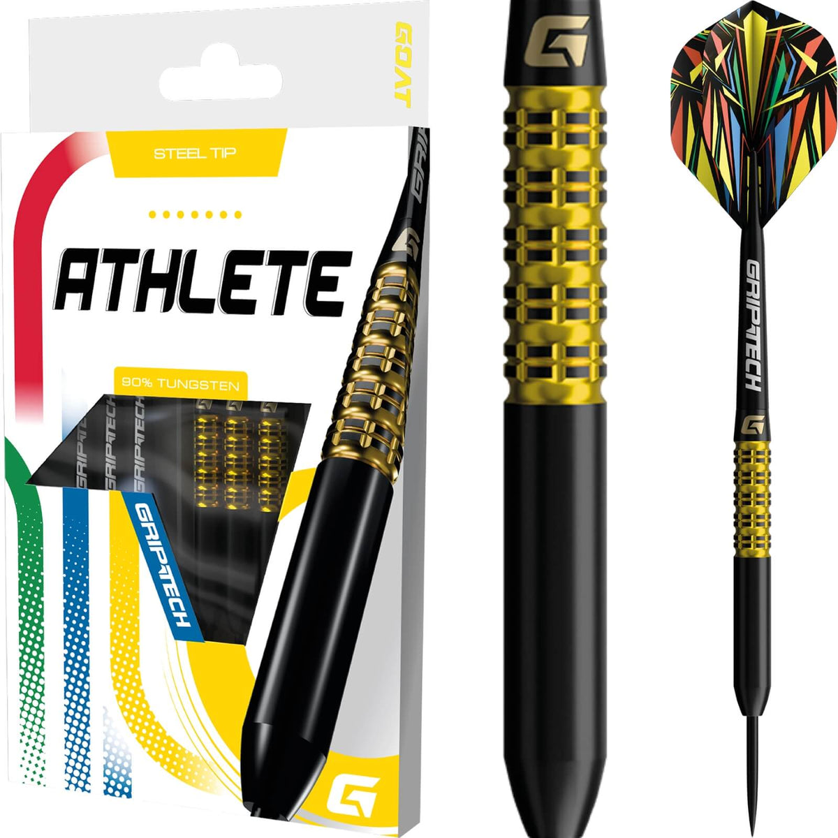 GOAT - Athlete Yellow Darts - 90% Tungsten - 22g 24g 26g -
