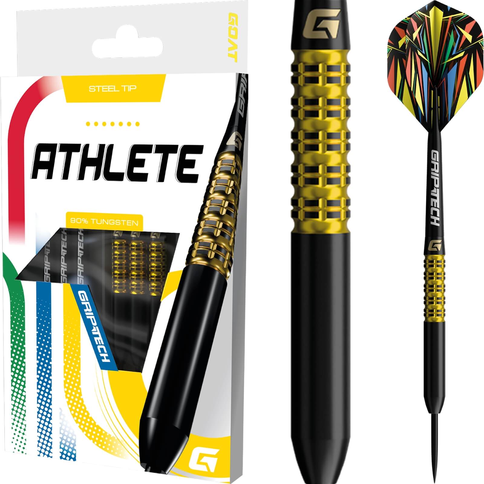 GOAT - Athlete Yellow Darts - 90% Tungsten - 22g 24g 26g -