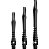 Mission - Atom 13 Anodised - Aluminium Dart Shafts - Short (35mm) / Black