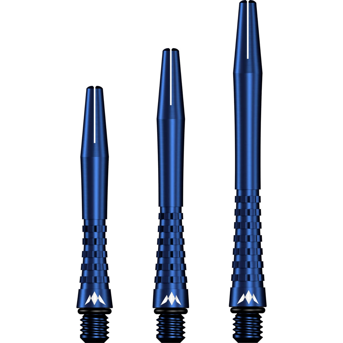 Dart Shafts - Mission - Atom 13 Anodised - Aluminium Dart Shafts Short (35mm) / Blue