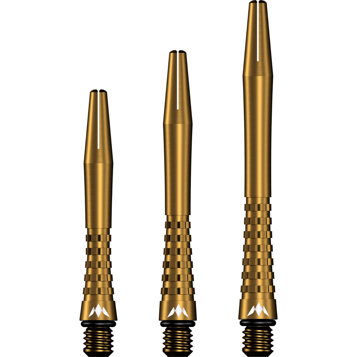 Dart Shafts - Mission - Atom 13 Anodised - Aluminium Dart Shafts Short (35mm) / Gold