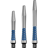 Mission - Atom 13 Natural - Aluminium Dart Shafts - Short (35mm) / Blue