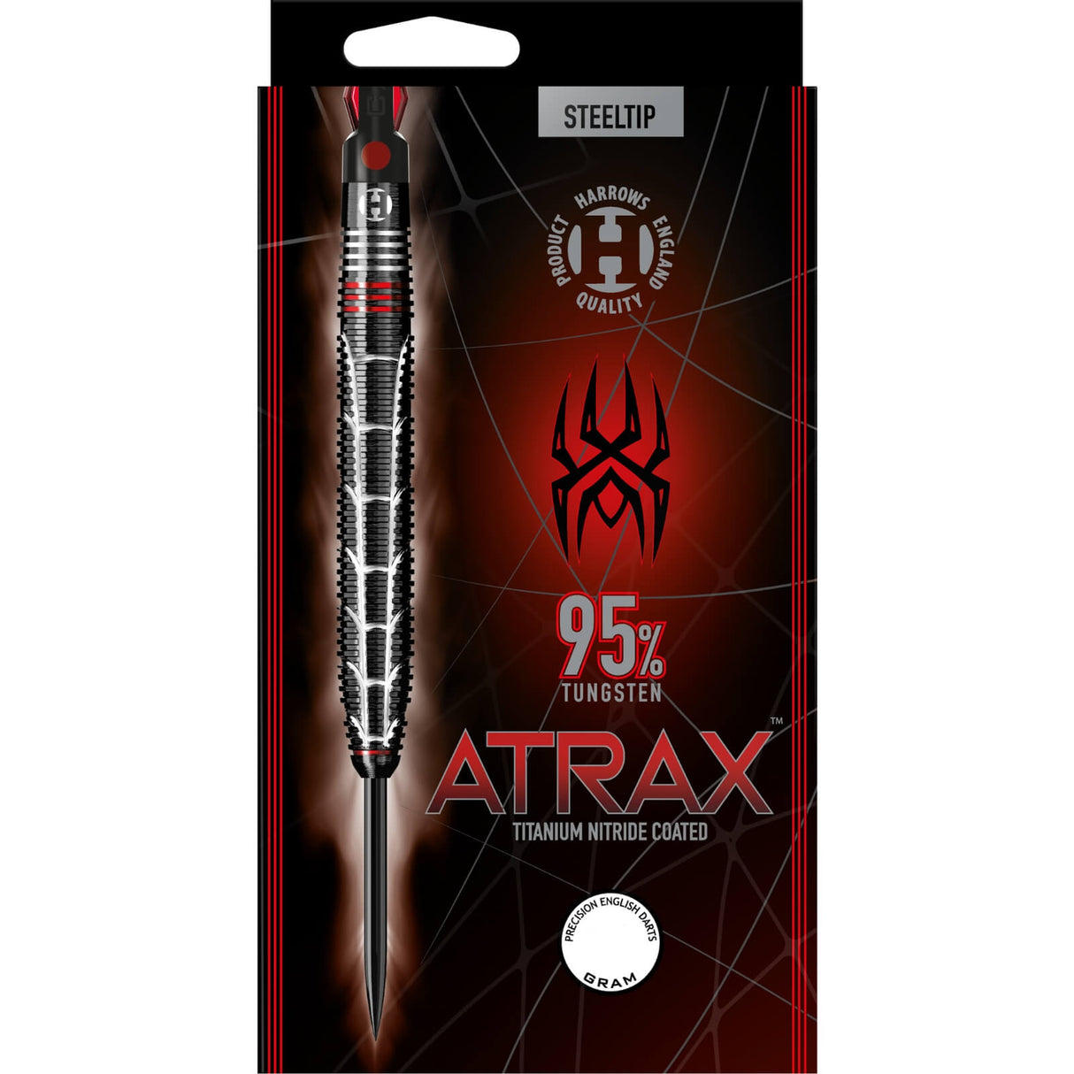 Harrows - Atrax Darts - 95% Tungsten - 21g 22g 23g 24g 25g 26g -