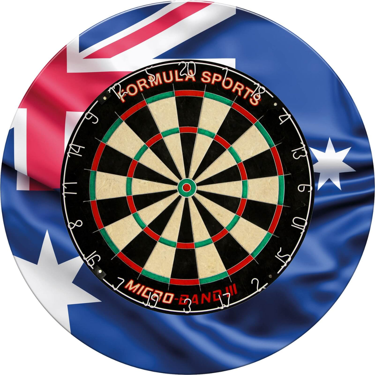 Surrounds &amp; Dartboards - Designa - Australia Dartboard Surround &amp; Dartboard Bundle - Choose Your Board Formula Sports - Micro Band 3