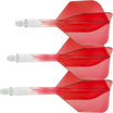 Condor - Axe Gradient Small - Standard Dart Flights - Integrated Flight & Shaft System - Short (21.5mm) / Red