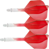 Condor - Axe Gradient Small - Standard Dart Flights - Integrated Flight & Shaft System - Short (21.5mm) / Red