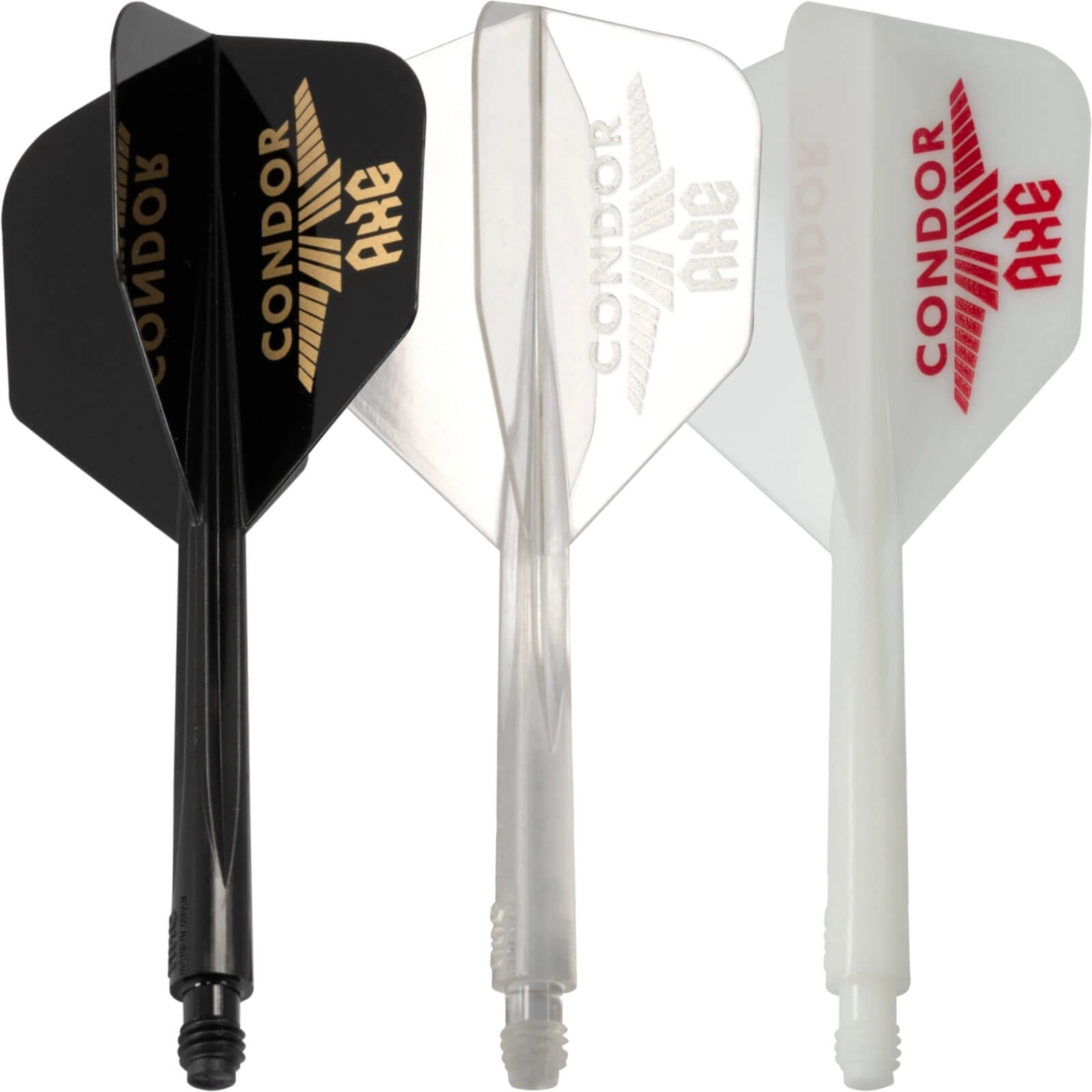 Dart Flights - Condor - Axe Logo Small - Standard Dart Flights - Integrated Flight & Shaft System 