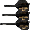 Condor - Axe Logo Small - Standard Dart Flights - Integrated Flight & Shaft System - Short (21.5mm) / Black