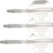 Condor - Axe Logo Small - Standard Dart Flights - Integrated Flight & Shaft System - Short (21.5mm) / Clear