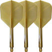 Condor - Axe Metallic Small - Standard Dart Flights - Integrated Flight & Shaft System - Short (21.5mm) / Gold