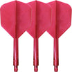 Condor - Axe Metallic Small - Standard Dart Flights - Integrated Flight & Shaft System - Short (21.5mm) / Red